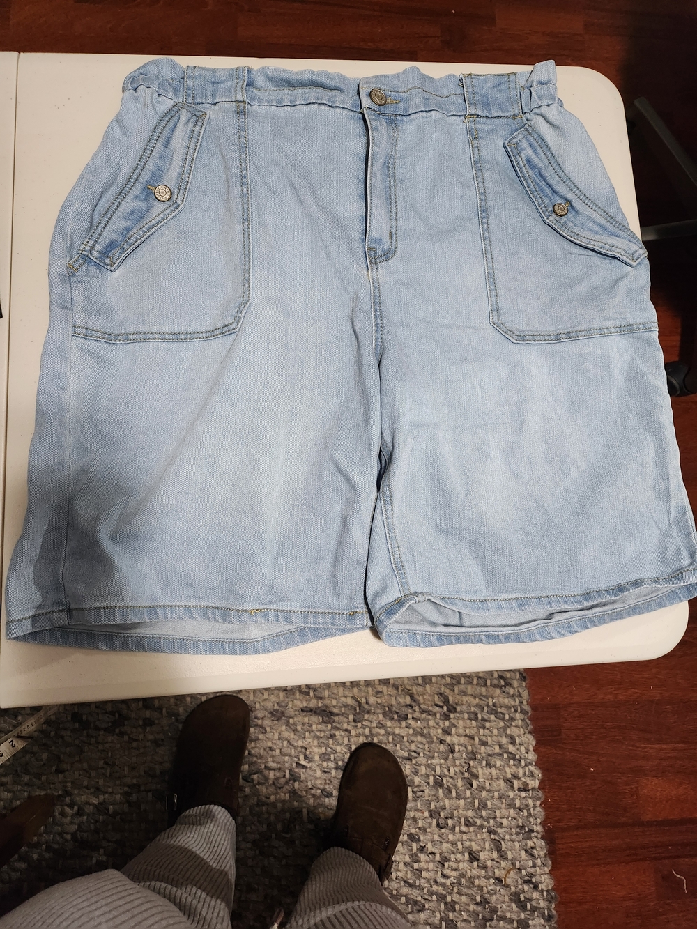 Cato-Light Blue Denim Women’s Casual Shorts